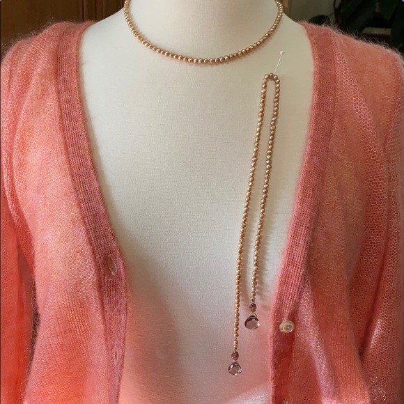 Pearl and gemstone necklace - Picture 4 of 5